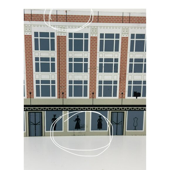 VTG Cat’s Meow York PA Bear’s 5.75"x4.25" Store Collectible Wooden Miniature - Picture 5 of 8